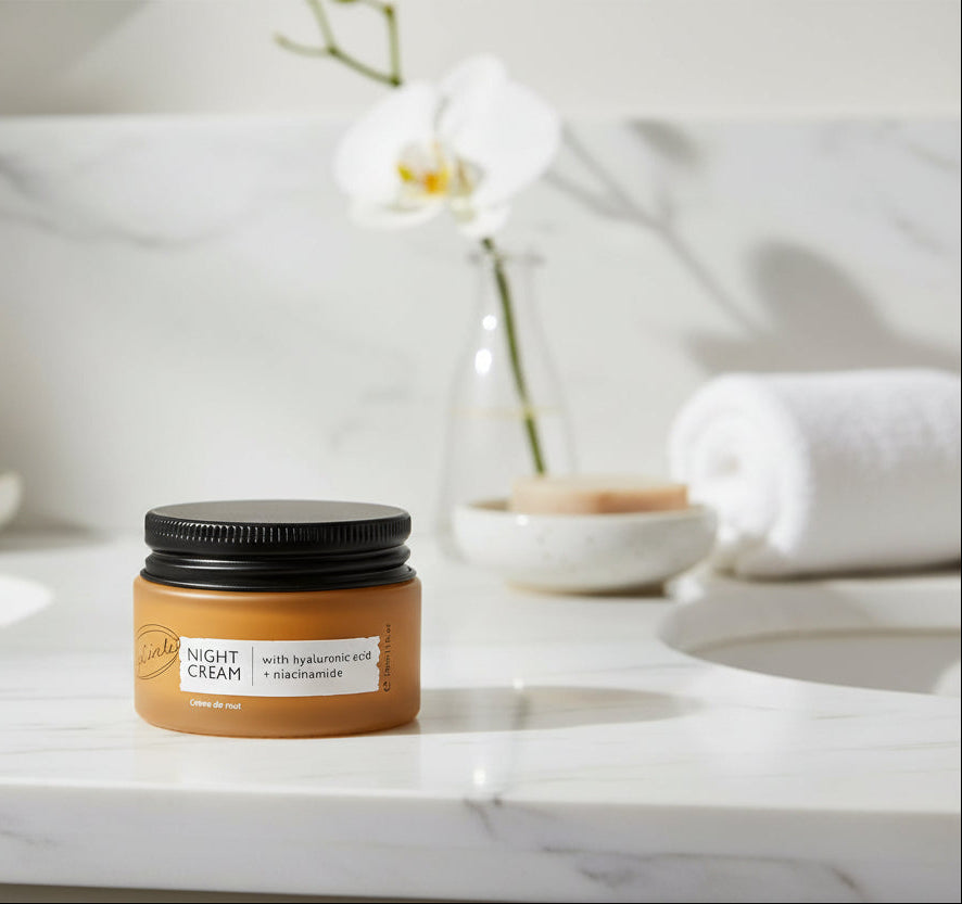 Night Cream with Hyaluronic Acid + Niacinamide - Travel Size