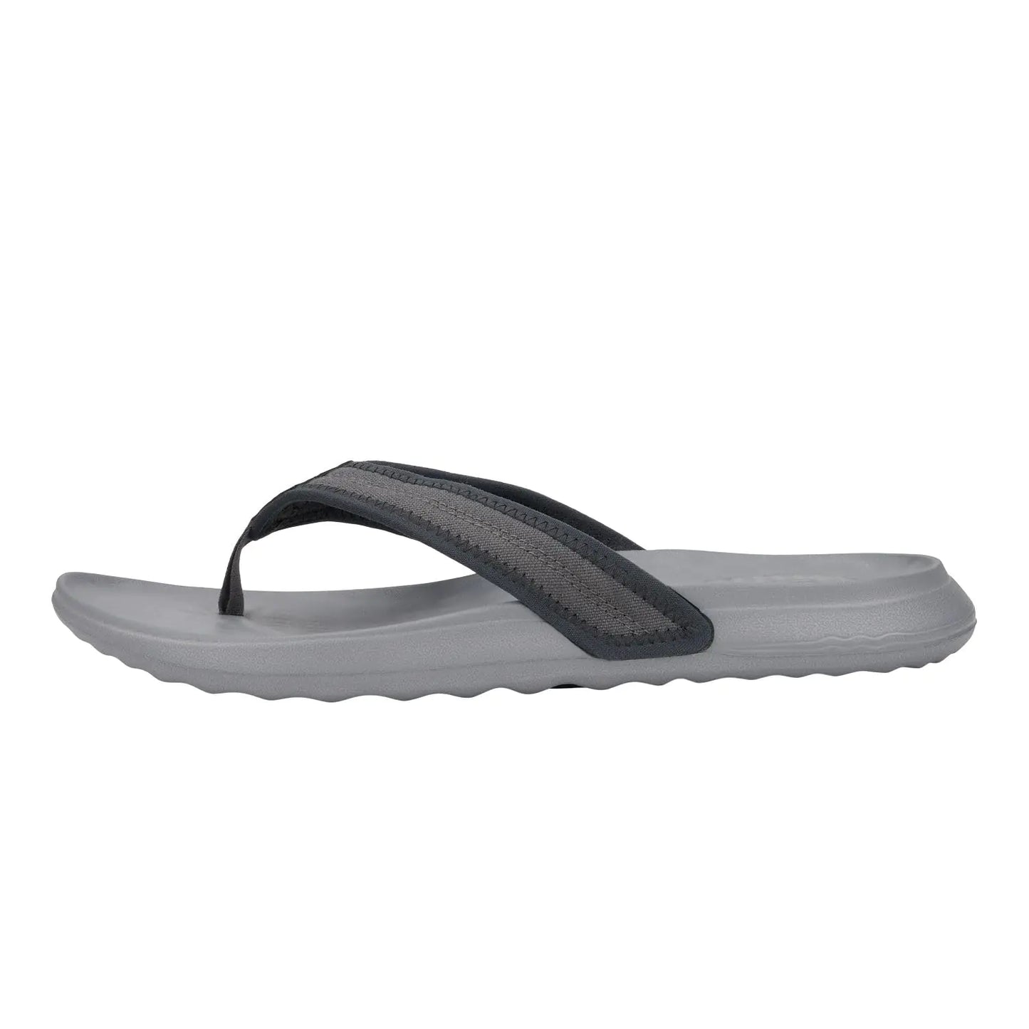 Hey Dude Myers Flip Sport Mode Black/Grey Size 8 Mens Shoes Mens Slip-on Sandal Comfortable & Light-Weight