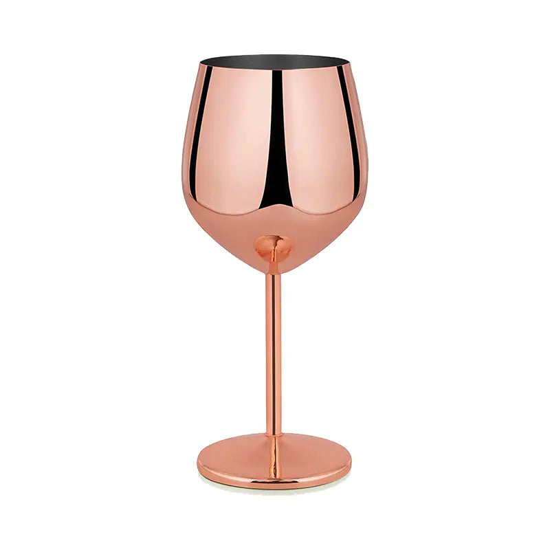 European 304 Single Layer Stainless Steel Wine Glass
