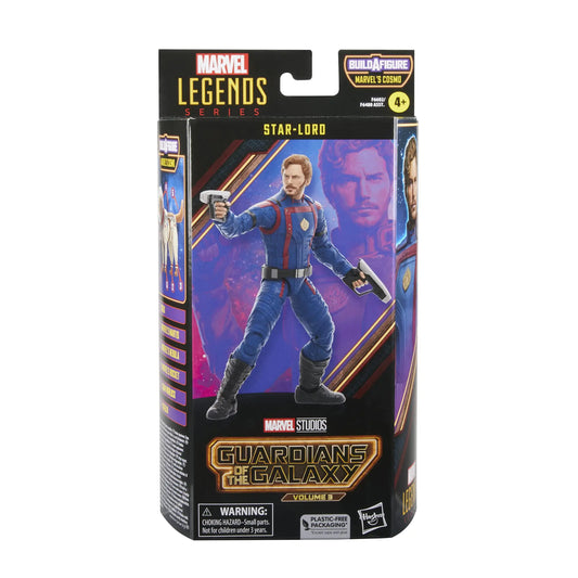Marvel Legends Series Star-Lord Guardians of The Galaxy Vol. 3 6-Inch Collectible Action Figures Toys for Ages 4 and Up