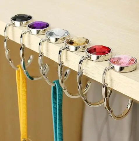 Crystal Folding Table Hook for Bags