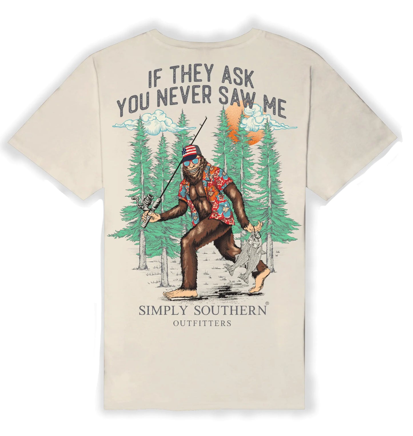 Simply Southern Mens Relaxed-Fit Short Sleeve T-Shirt