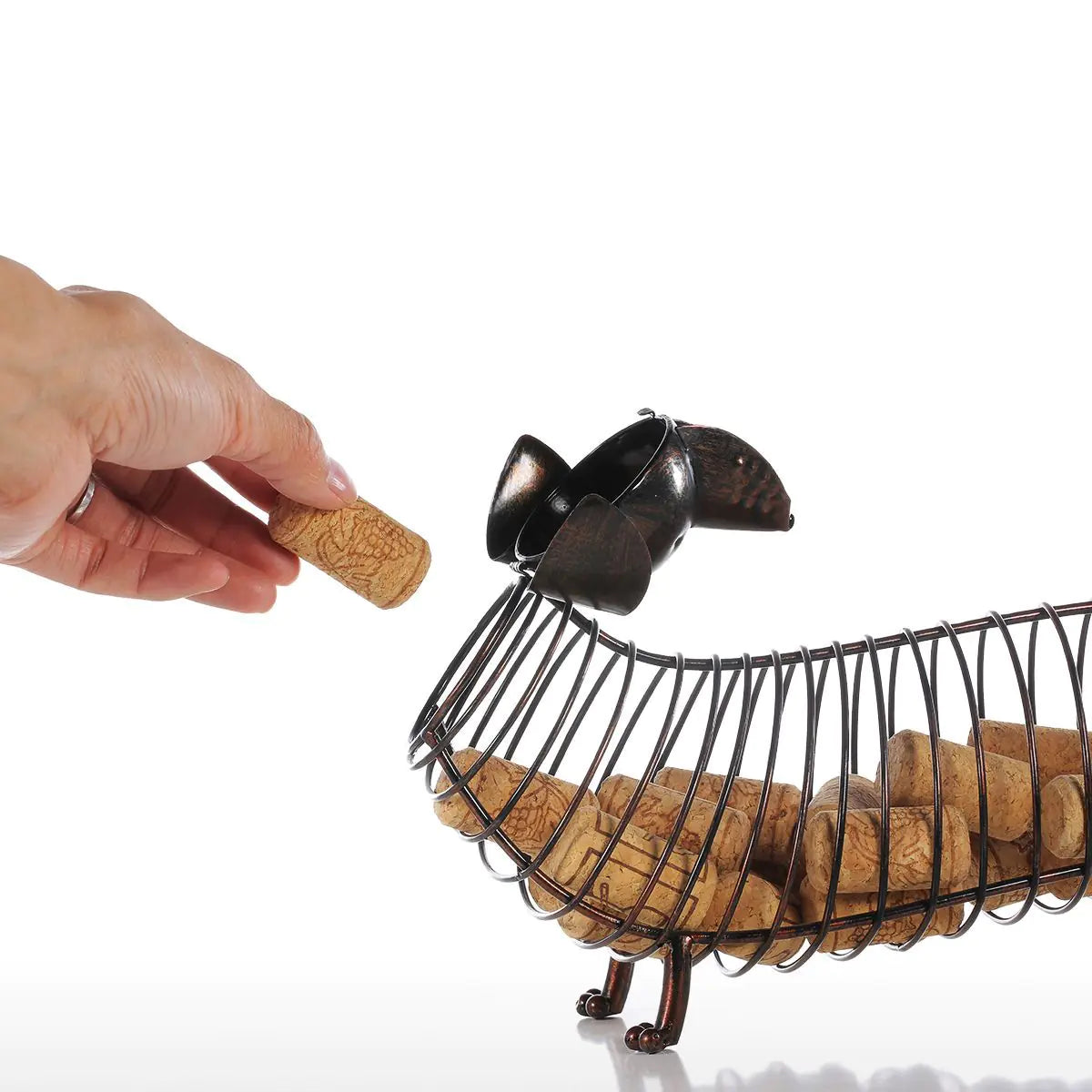 Dachshund Bottle Cork Storage