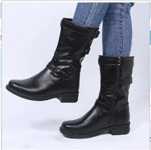Classic Casual Leather Boots Aurora