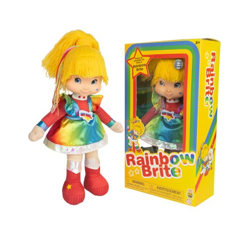 Rainbow Brite 12-Inch Plush Doll – Dress-Up Edition (Limited Release)