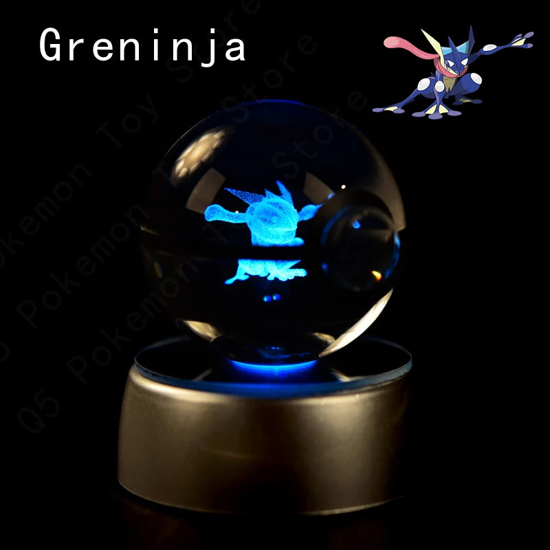 Pokémon Crystal Ball 3D Night Light