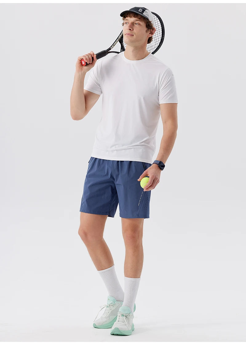 Men's Tennis Sports Shorts Gym Fitness Training Running Sports Jogging Shorts Quick Dry Breathable Sportswear