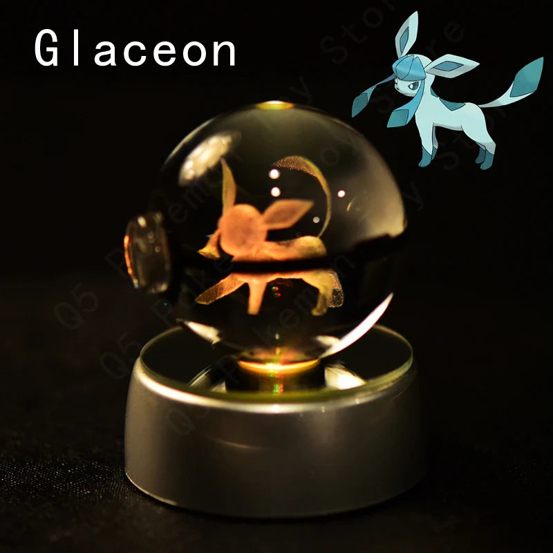 Pokémon Crystal Ball 3D Night Light