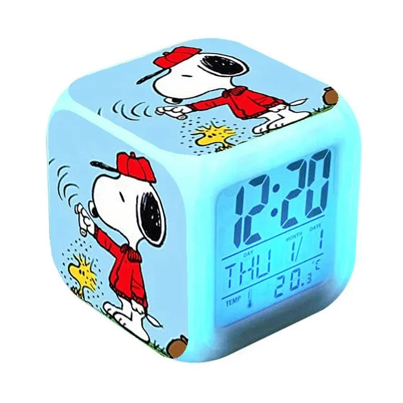 Snoopy LCD Digital Alarm Clock
