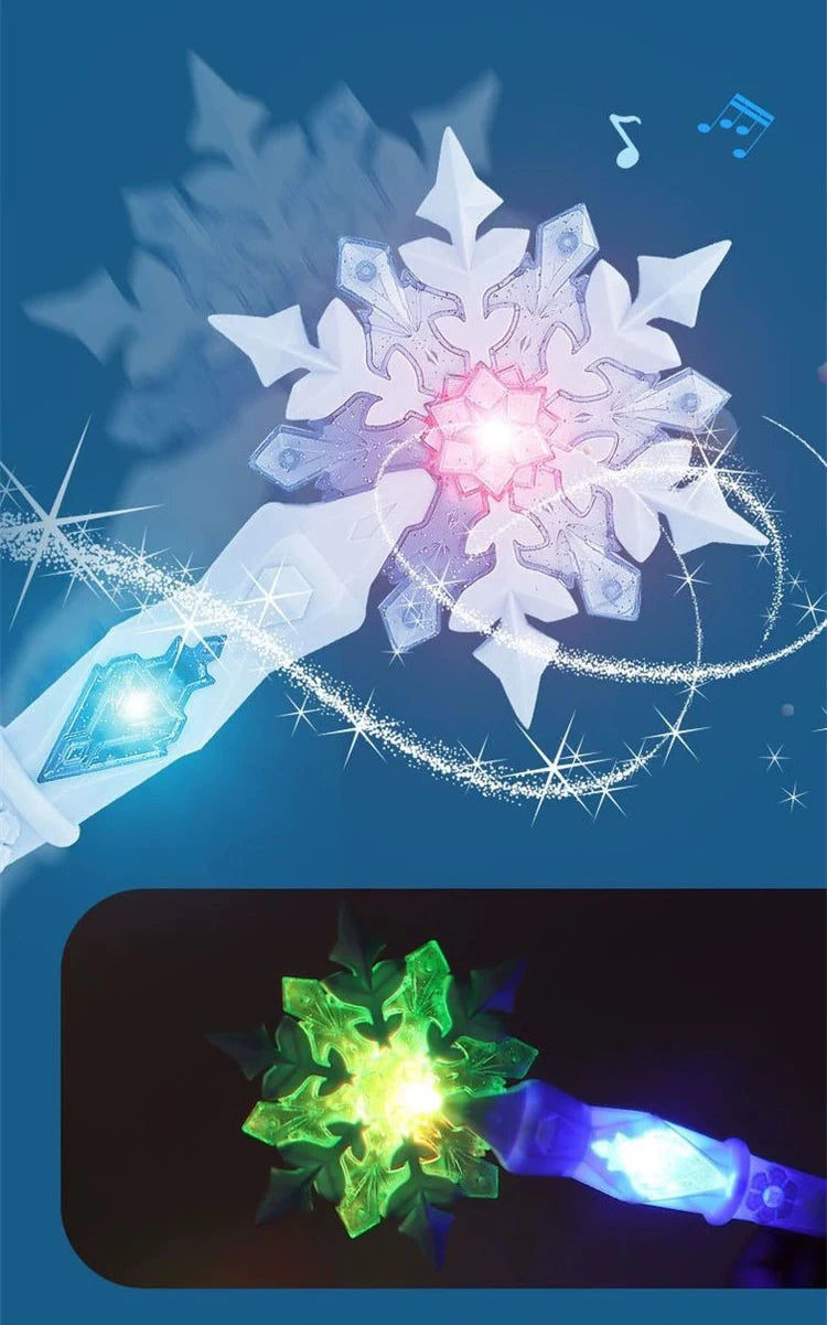 Snowflake Light Sound Sticks Toys