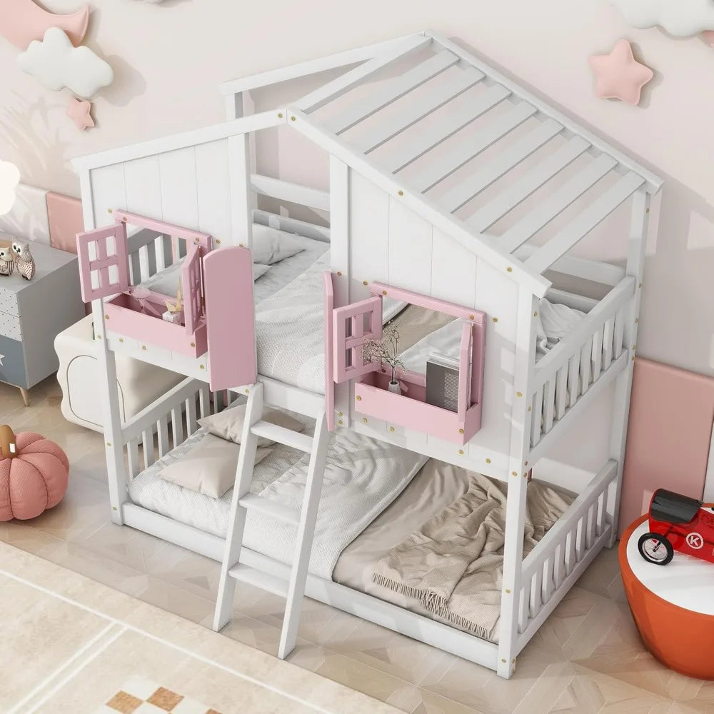 Kid's House Bunk Bed