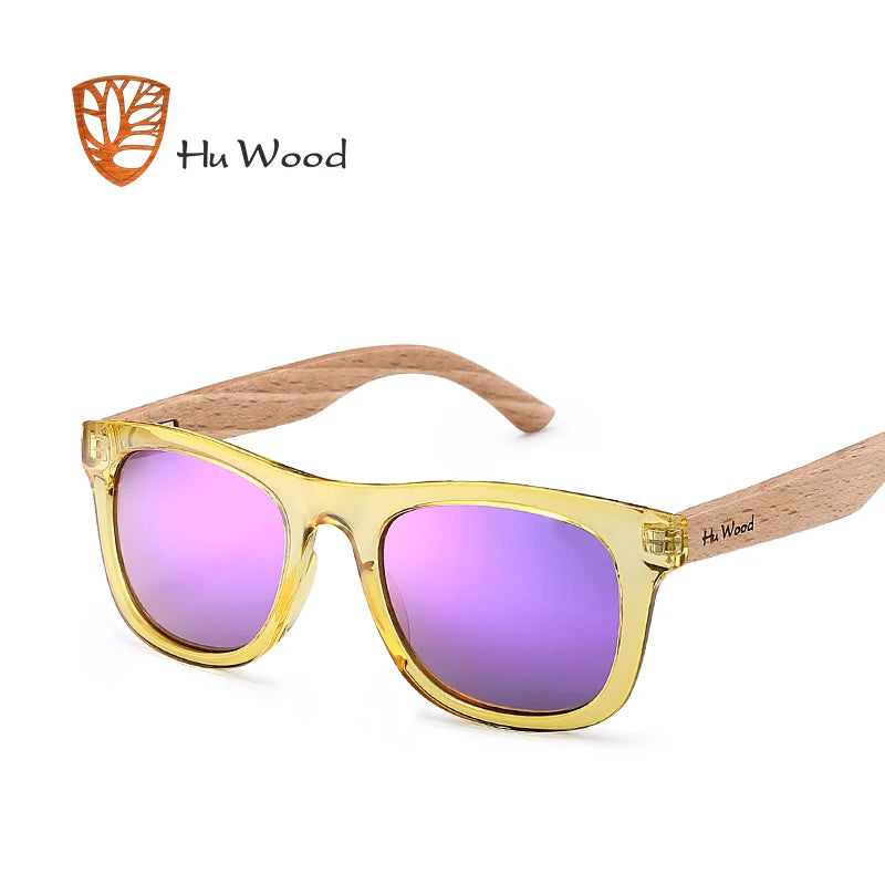HU WOOD Children's Wooden Sunglasses