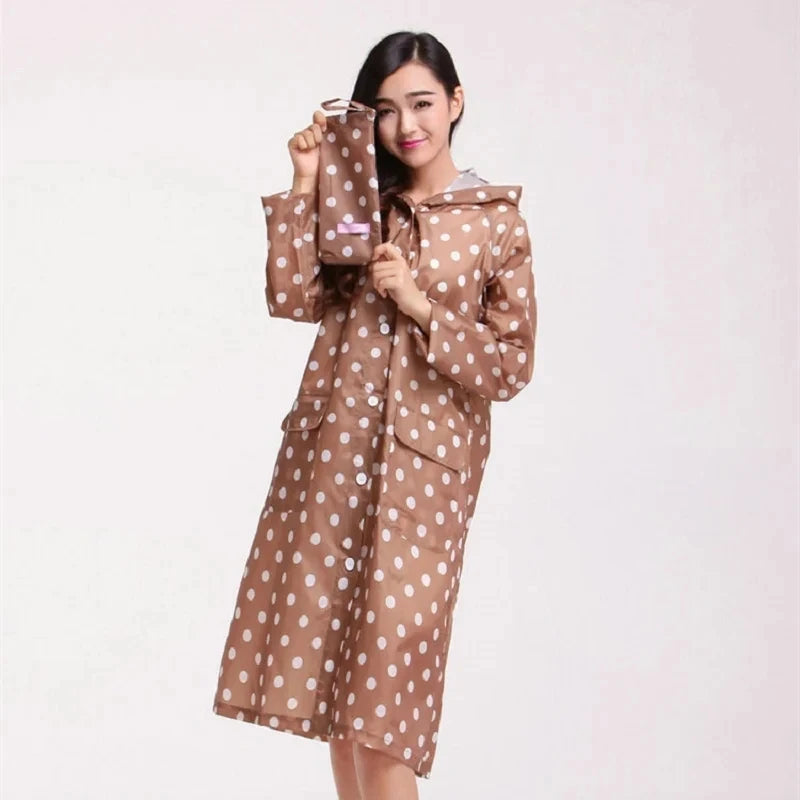 Fashion Ultra-thin Women's Personality Rain Coat