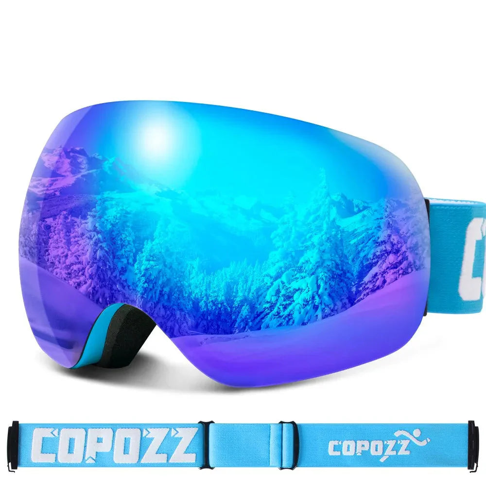 Enhanced Night Vision Frameless Ski Goggles