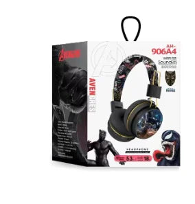 Marvel Spider-Man Bluetooth Headphones – Wireless HiFi Earbuds with Microphone