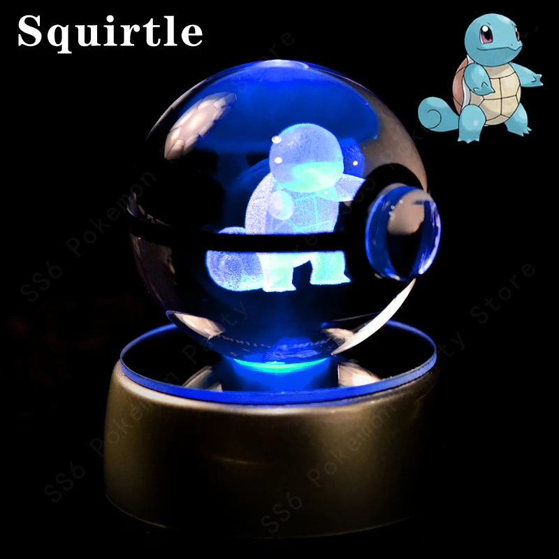 Pokémon Crystal Ball 3D Night Light