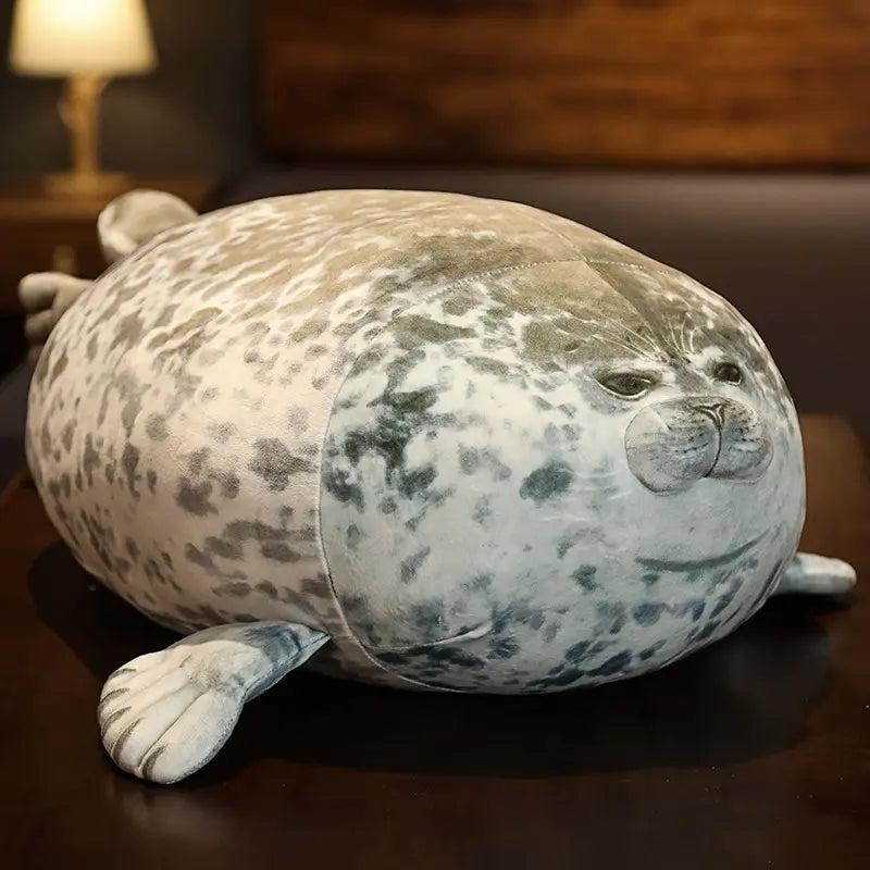 Soft Stuffed Seal Pillow