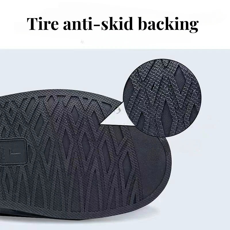 Rain Shoes Cover Men Women Waterproof Shoes Cover Protection High Cylinder Wear Resistant Light Rain Boot Accessories