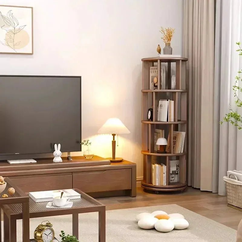 Vertical Rotating Bookcase