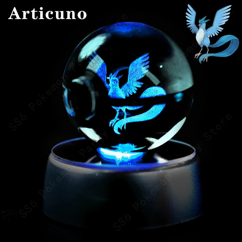 Pokémon Crystal Ball 3D Night Light