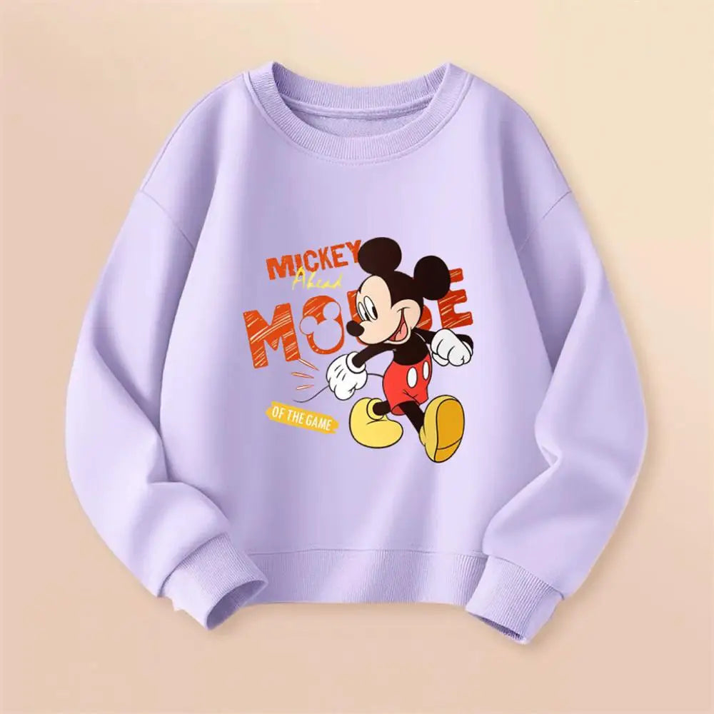 Boys Cute Sweatshirts Red Blue Yellow Tops Long Sleeve Round Neck Pullovers New Design Clothes Baby Printing Hoodie Outer Wear