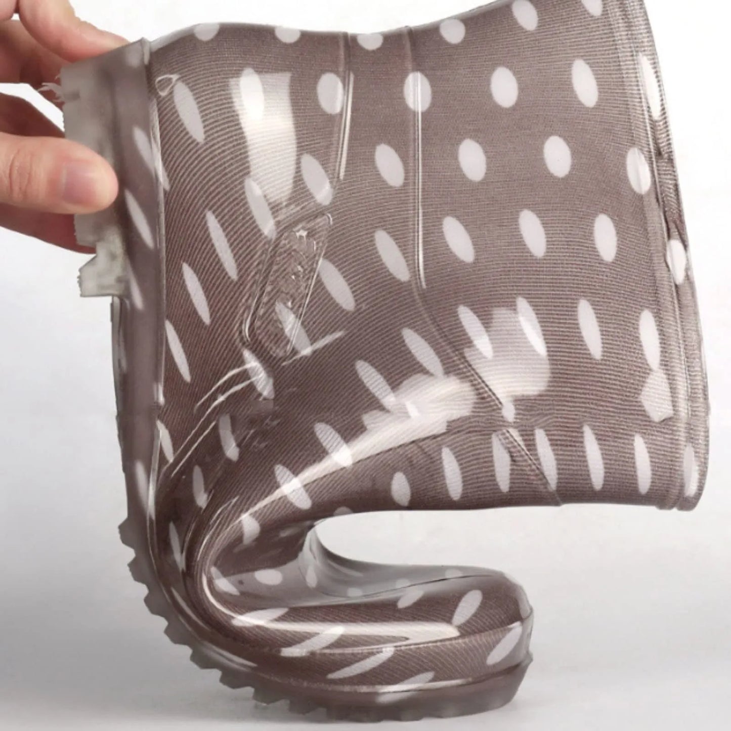 Fashionable Print Rain Boots Adult Women's Waterproof Boots Anti-slip Wear-resistant Shoes Mid-high Boot  Rain Shoes