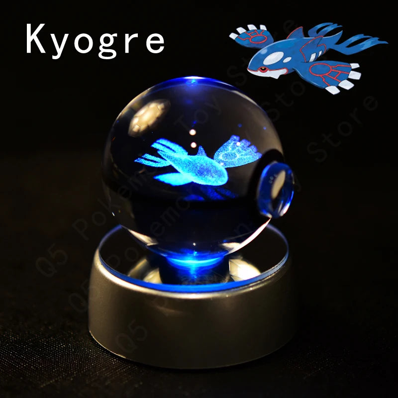 Pokémon Crystal Ball 3D Night Light
