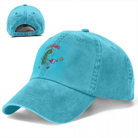 Adjustable Funny Pickleball Baseball Cap