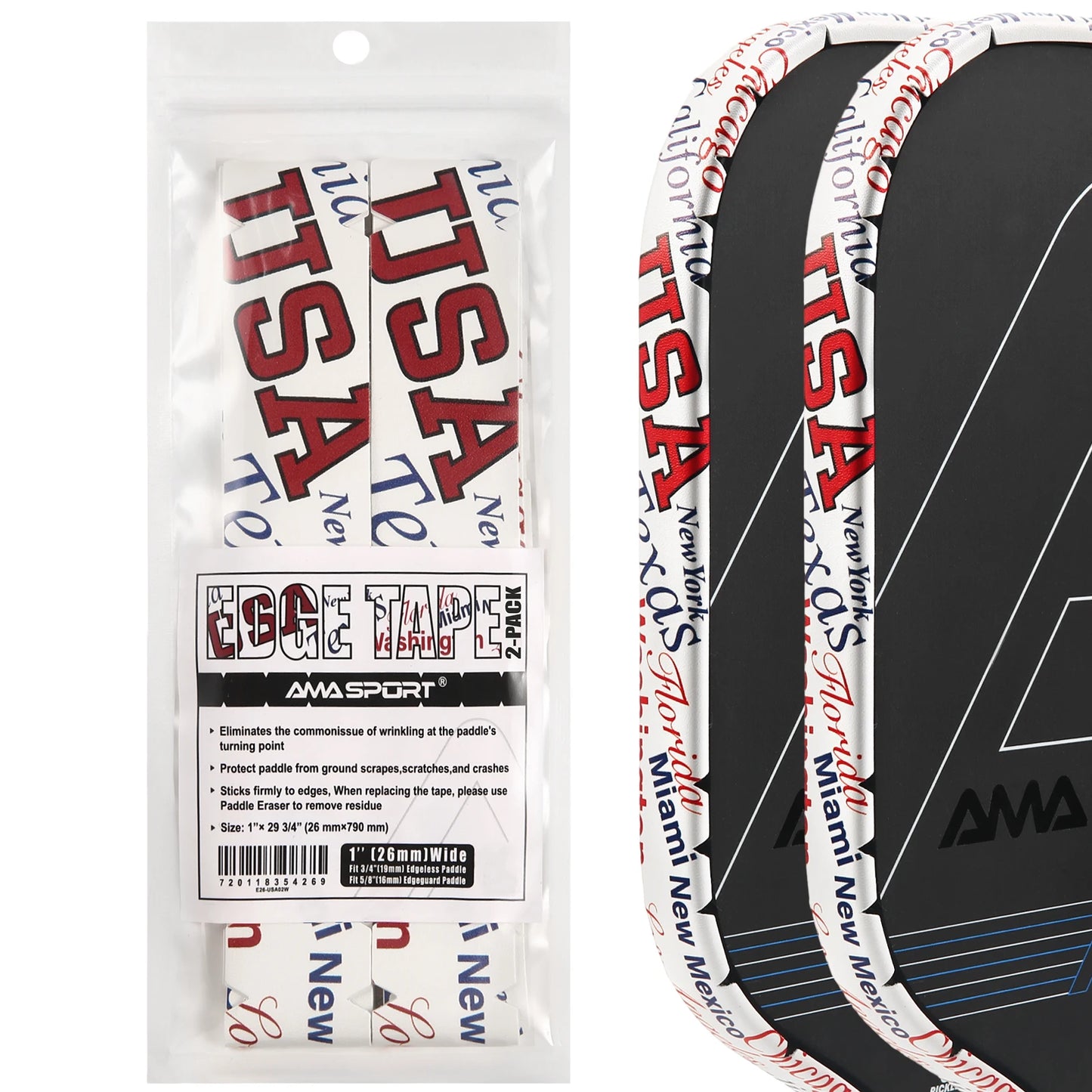 Racket Edge Protection Tape - 2 Units Pack