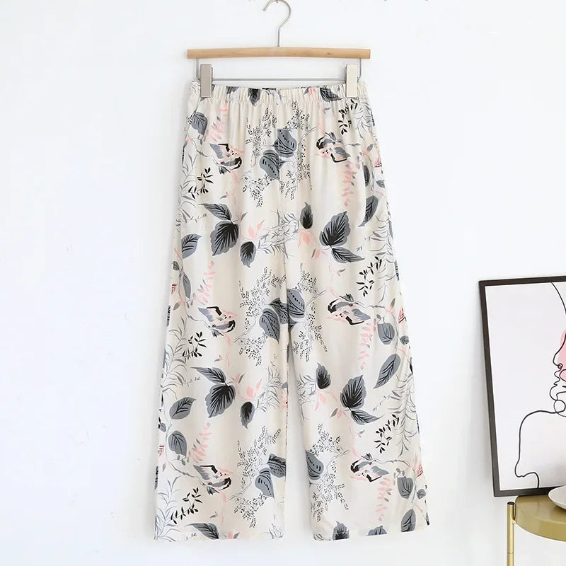 Summer Women's 100% Viscose Pajama Pants