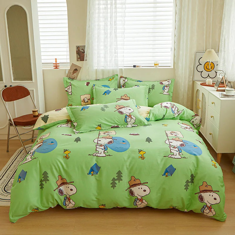 Snoopy Bedding Set – Duvet Cover & Sheet Set