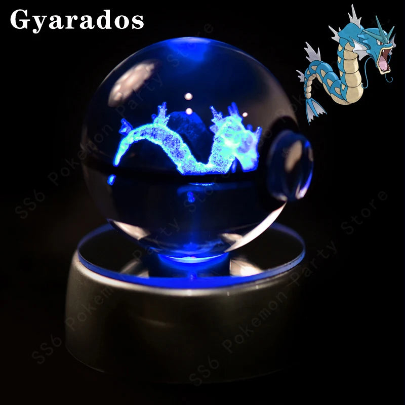 Pokémon Crystal Ball 3D Night Light