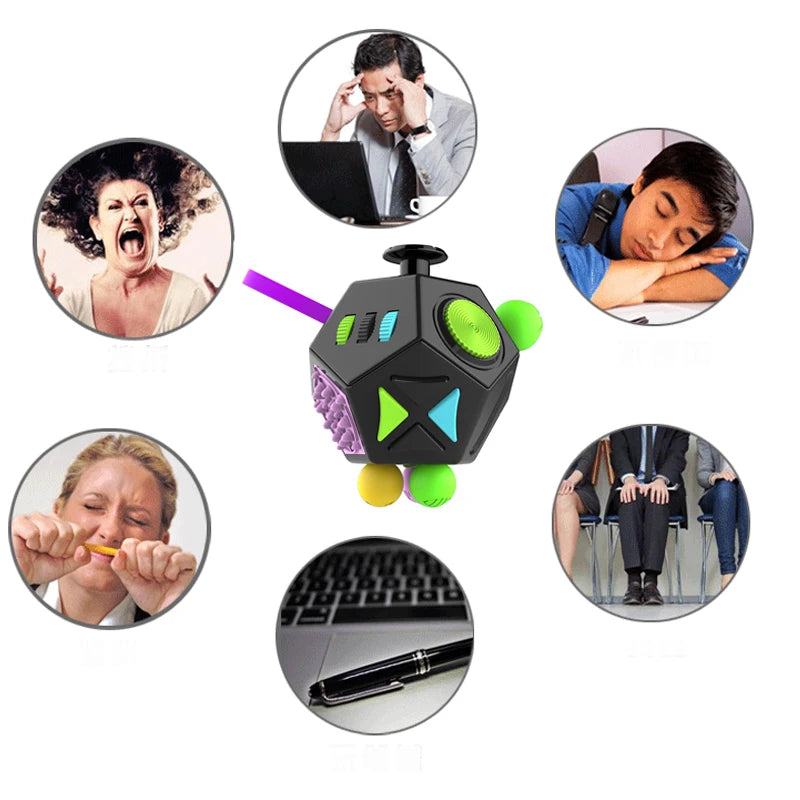6/12 Sides Decompression Fidget Sensory Toys