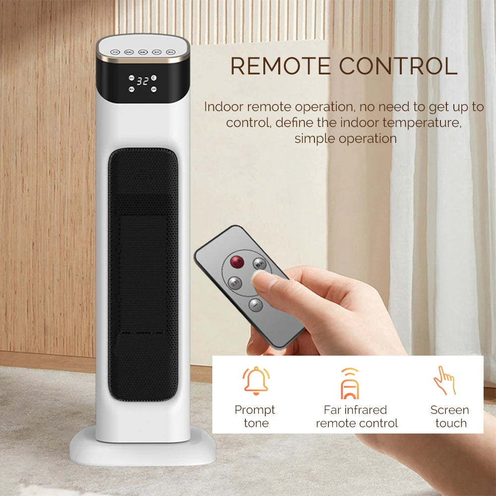 1500W PTC Electric Heater with Adjustable Temperature