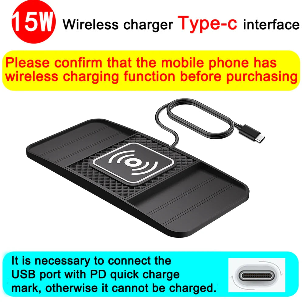 15W Fast Wireless Charging Pad