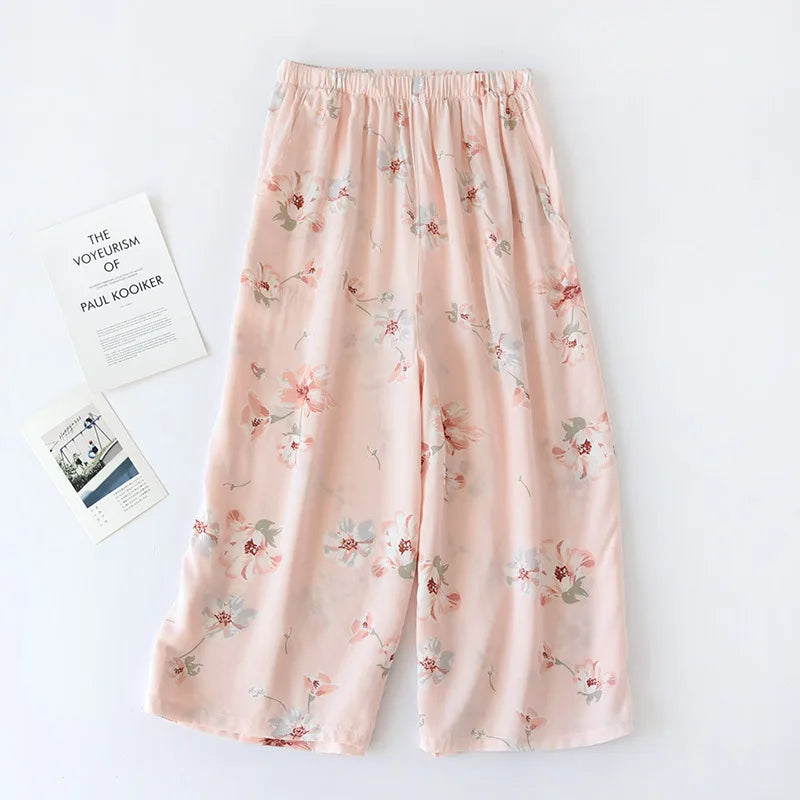 Summer Women's 100% Viscose Pajama Pants