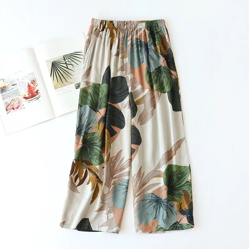 Summer Women's 100% Viscose Pajama Pants
