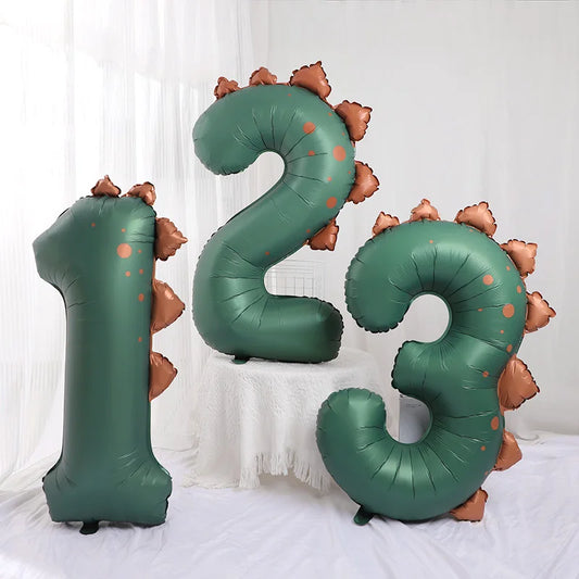 40” Dinosaur Number Balloon