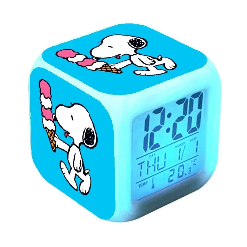 Snoopy LCD Digital Alarm Clock