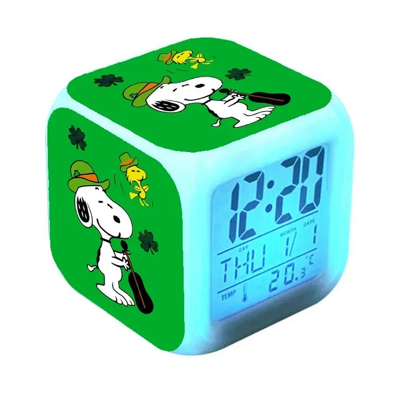 Snoopy LCD Digital Alarm Clock