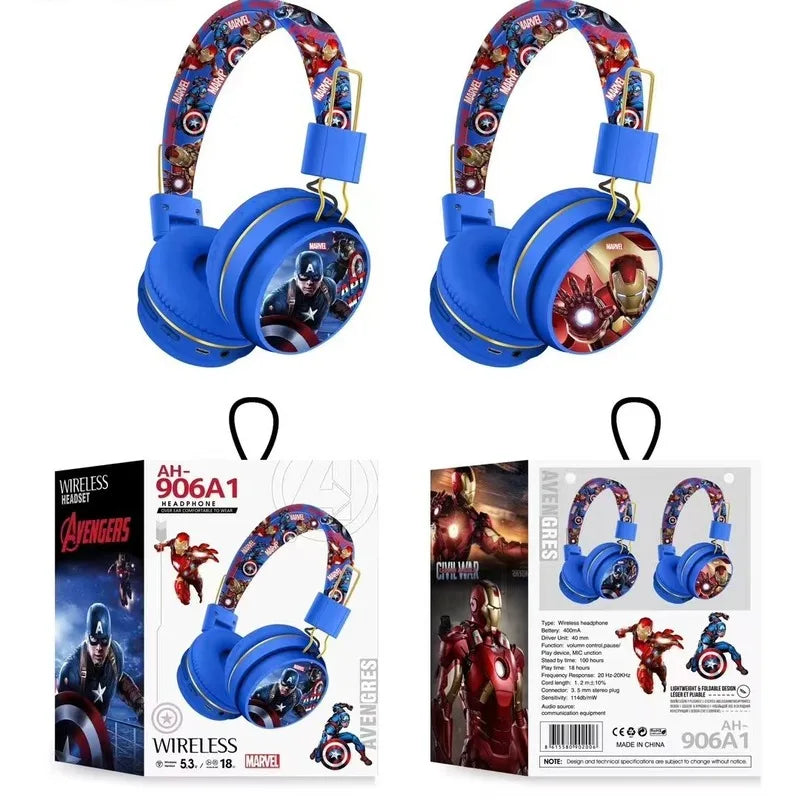 Marvel Spider-Man Bluetooth Headphones – Wireless HiFi Earbuds with Microphone