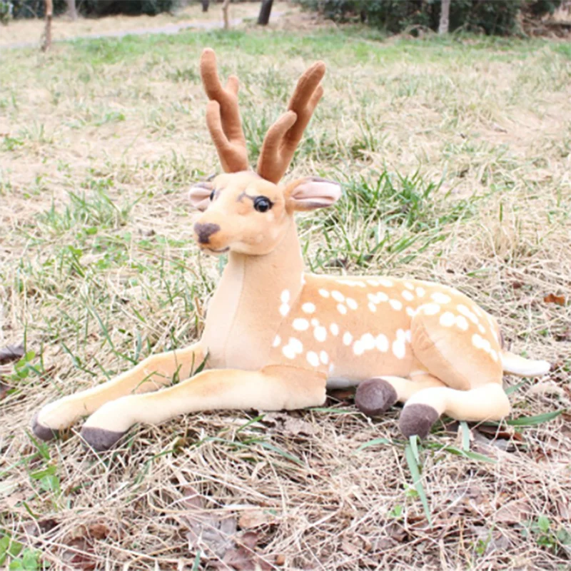 Large Lion, Tiger and Deer Animal Plush
