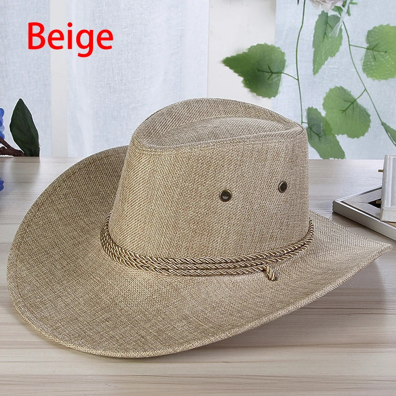Summer Wide Brim Western Cowboy Hat