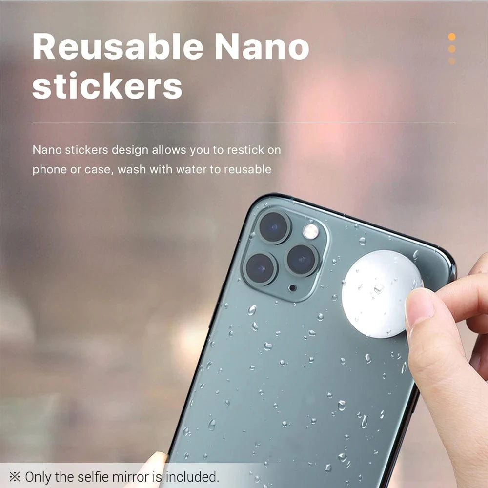 Compact Mirror for Smartphone Selfies and Vlogging