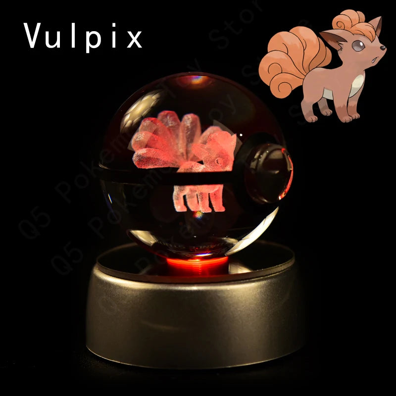 Pokémon Crystal Ball 3D Night Light