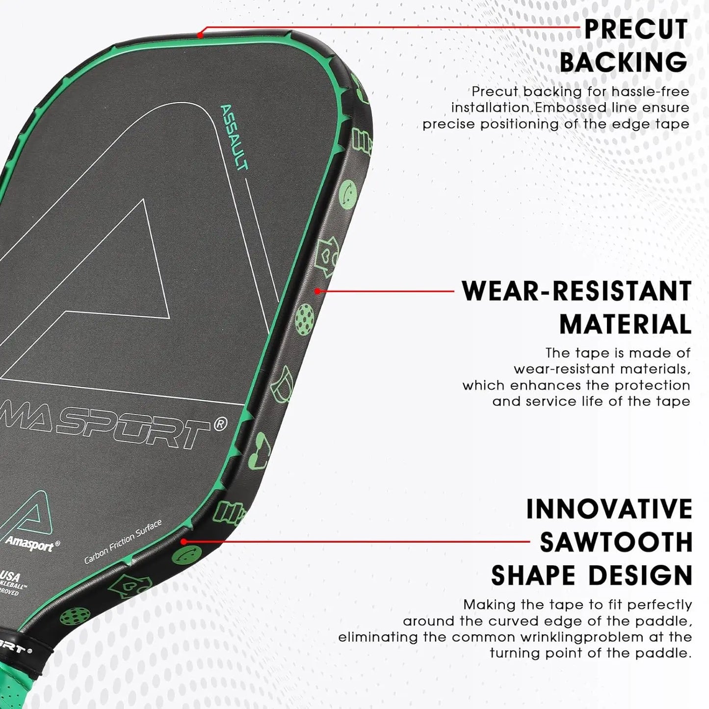 Racket Edge Protection Tape - 2 Units Pack