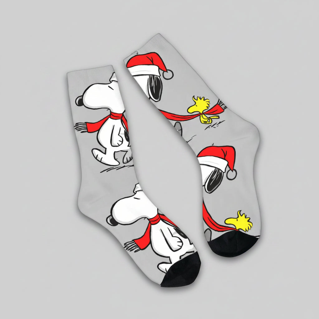 Snoopy Retro Couple Socks – Anti-Skid Design