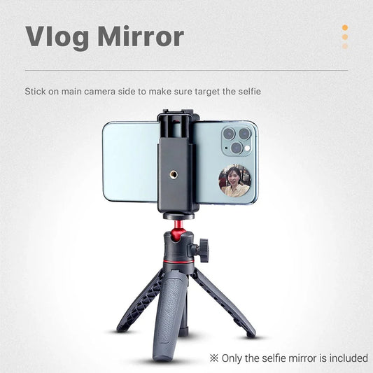Compact Mirror for Smartphone Selfies and Vlogging