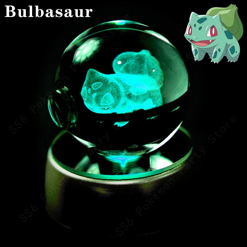 Pokémon Crystal Ball 3D Night Light
