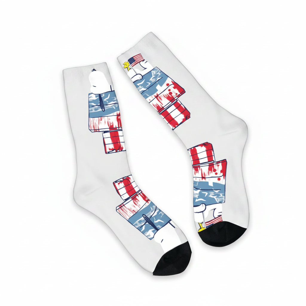 Snoopy Retro Couple Socks – Anti-Skid Design